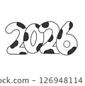2026/Cow pattern New Year's material 126948114