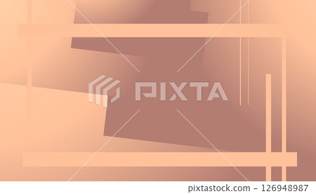 Peach fuzz pantone colour abstract background illustration. Perfect for wallpaper, background, poster, banner, book cover 126948987