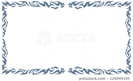 Abstract background with elemental blue border or frame. Perfect for card backgrounds, book covers, posters, banners 126949195