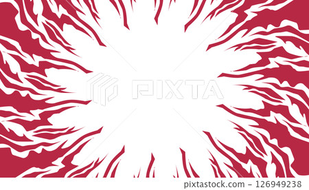 Abstract comic background illustration with viva magenta pattern. Perfect for adding energy and excitement to graphic designs, posters, websites, comics, banners, magazine covers, invitation covers 126949238