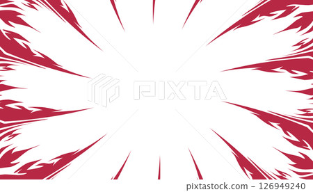 Abstract comic background illustration with viva magenta pattern. Perfect for adding energy and excitement to graphic designs, posters, websites, comics, banners, magazine covers, invitation covers 126949240