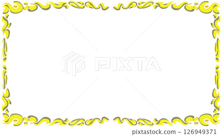 Abstract background illustration with yellow frame. Perfect for magazine background, poster, website, book cover Abstract background illustration with yellow frame. Perfect for magazine background, poster, website, book cover 126949371