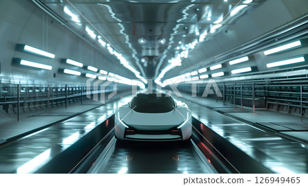 Underground Logistics Tunnels A city with advanced Underground Logistics Tunnels A city with advanced 126949465