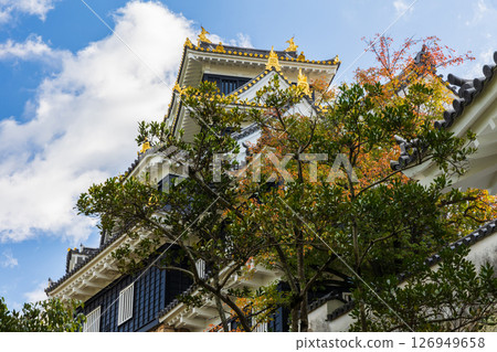 Autumn in Okayama City, Okayama Prefecture, Okayama Castle, one of Japan's 100 famous castles 126949658