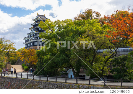 Autumn in Okayama City, Okayama Prefecture, Okayama Castle, one of Japan's 100 famous castles 126949665