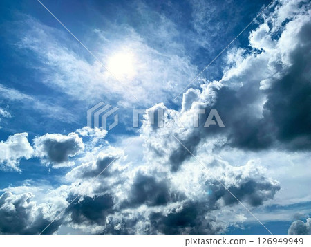 sun sky clouds summer storm weather 126949949