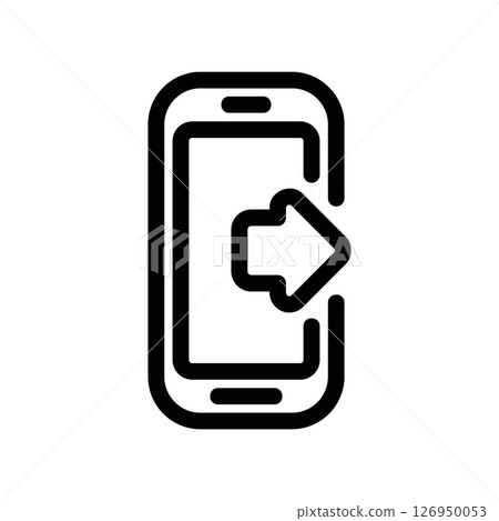 Smartphone Sending Data or Initiating an Action Outward 126950053