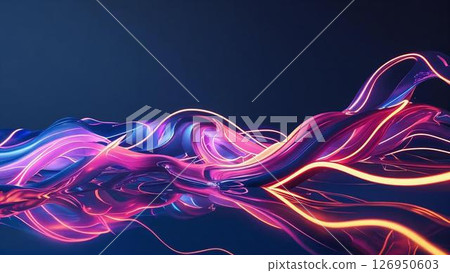 Background material_flowing light effect 126950603