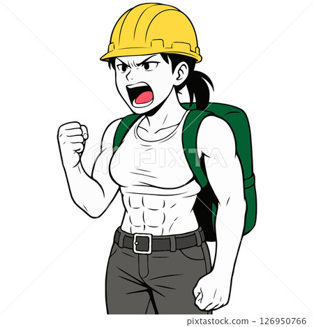 Angry Builder in the Heat of the Moment Generative AI Angry Builder in the Heat of the Moment Generative AI 126950766