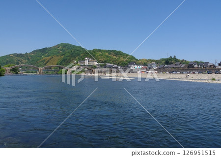 Kishikawa and Kintai Bridge 126951515
