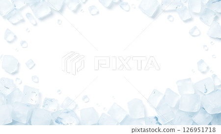 排列精美的冰架 126951718