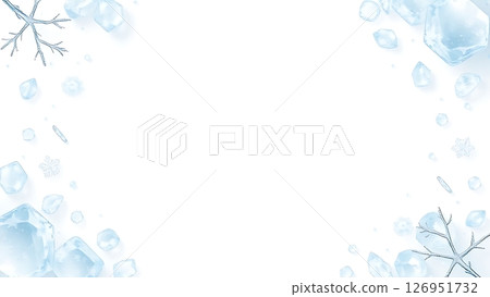 Cute ice illustration 126951732