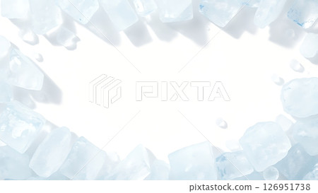 中間有一個大洞的冰架 126951738