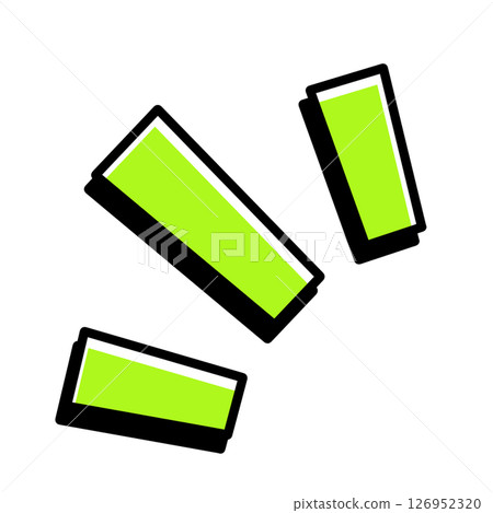 Awareness Emphasis Symbol Illustration Material Awareness Emphasis Symbol Illustration Material 126952320