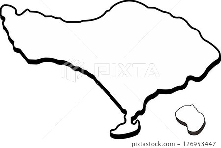 bali island map. bali island vector map. editable vector of the Indonesian island of Bali for template illustration badge bali island map. bali island vector map. editable vector of the Indonesian island of Bali for template illustration badge 126953447