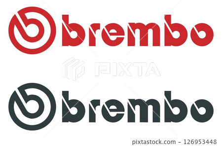 set of abstract colorful circular sector percentage symbols brembo logo set of abstract colorful circular sector percentage symbols brembo logo 126953448