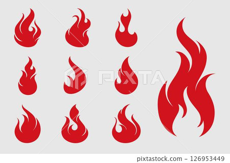 fire design over gray background vector illustration Fire flames, set vector icons Fire and flames outline icon set. Contour bonfire, linear flaming elements. Hand drawn monochrome different fire fire design over gray background vector illustration Fire flames, set vector icons Fire and flames outline icon set. Contour bonfire, linear flaming elements. Hand drawn monochrome different fire 126953449