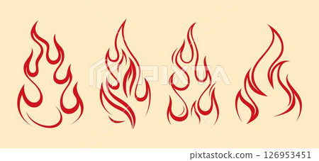 fire design over gray background vector illustration Fire flames, set vector icons Fire and flames outline icon set. Contour bonfire, linear flaming elements. Hand drawn monochrome different fire fire design over gray background vector illustration Fire flames, set vector icons Fire and flames outline icon set. Contour bonfire, linear flaming elements. Hand drawn monochrome different fire 126953451