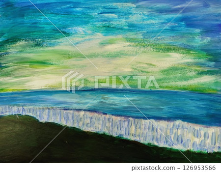 俯瞰城市天際線 126953566