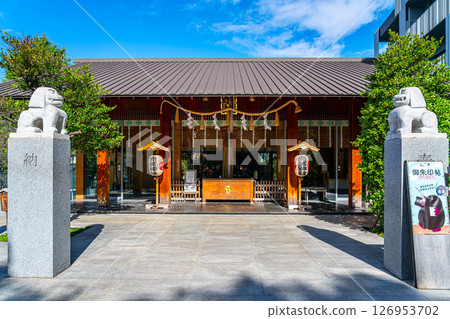 [東京]神樂坂市中心的赤城神社 126953702