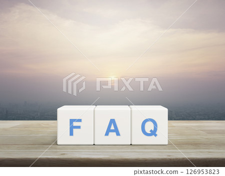 Frequently asked questions, Business customer service and support concept 126953823