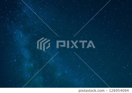 Background material, night sky, starry sky 126954094
