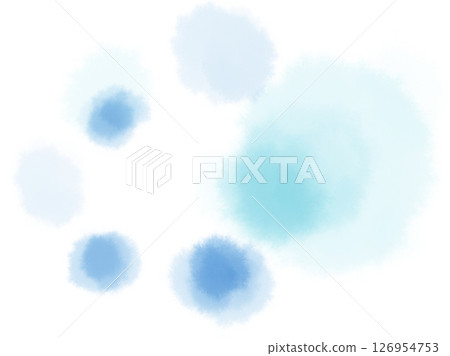 Pale blue or light blue watercolor texture material 126954753