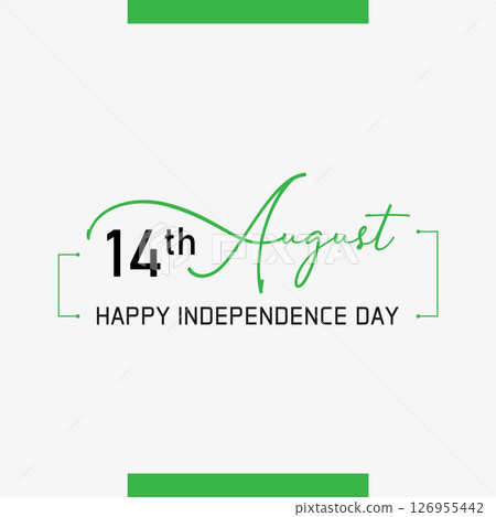14th August Happy Independence Day - Pakistan Design 126955442