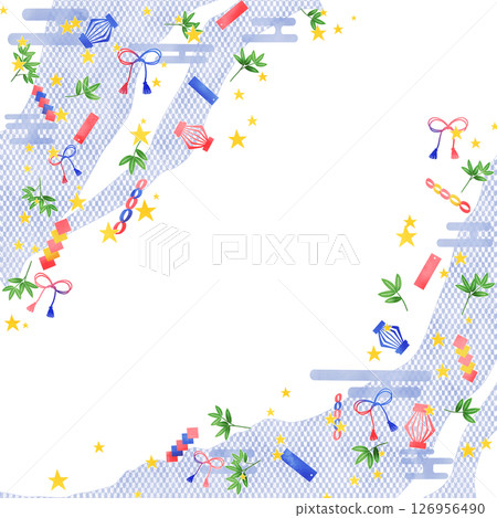 可愛七夕（方形） 126956490