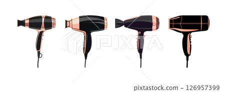 Rose Gold Hair Dryers Rose Gold Hair Dryers 126957399