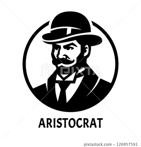Aristocrat. A man in a coat and a hat. Aristocrat. A man in a coat and a hat. 126957591