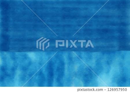Light blue and navy blue vertical and horizontal striped gradation slide (spots) Illustration material 126957950