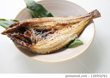 Grilled salted Atka mackerel Grilled salted Atka mackerel 126958762