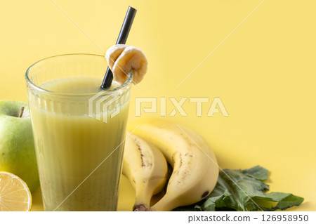 Healthy green smoothie Healthy green smoothie 126958950