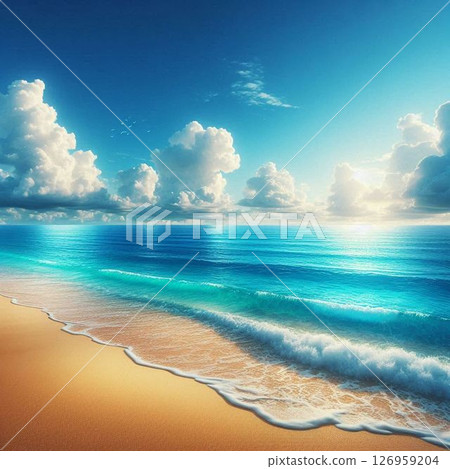 Summer sea beach Summer sea beach 126959204