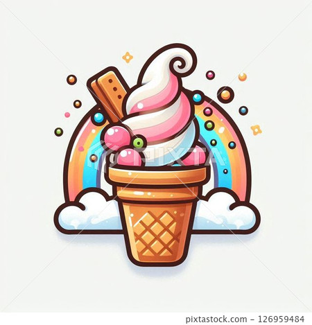 軟冰淇淋 126959484