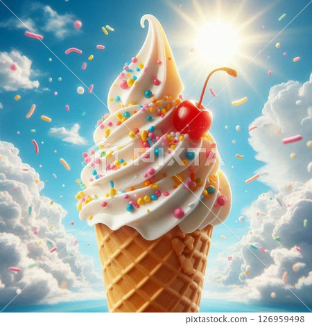軟冰淇淋 126959498