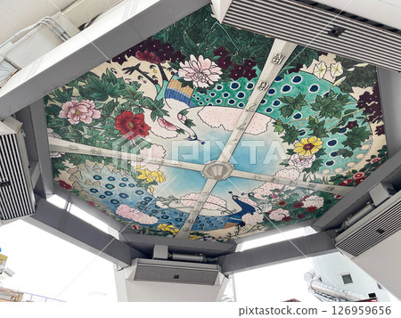 通天閣下層天花板繪畫 126959656