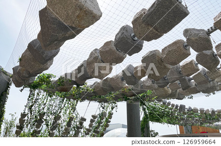 Osaka Kansai Expo 2025 Hanging stone Expo monument 126959664