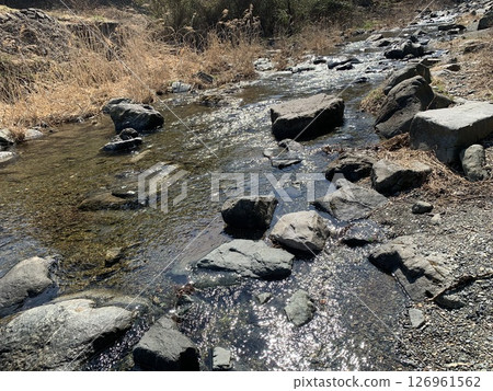 美麗的河流風景 美麗的河流風景 126961562