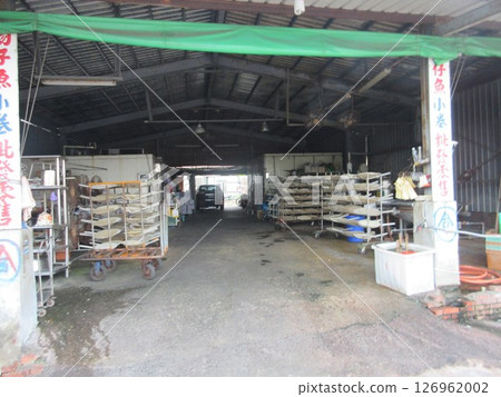 Scenery with warehouse Scenery with warehouse 126962002