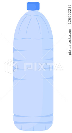 Blank label plastic bottle 126962252
