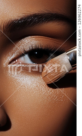Applying concealer for flawless skin 126962274