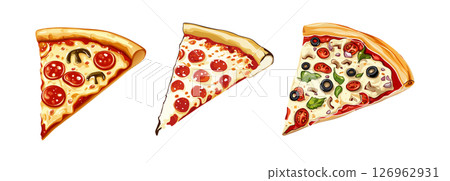 Pizza Slice Design Template Pizza Slice Design Template 126962931