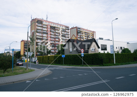 Apartment building in Oswiecium, Poland 126962975