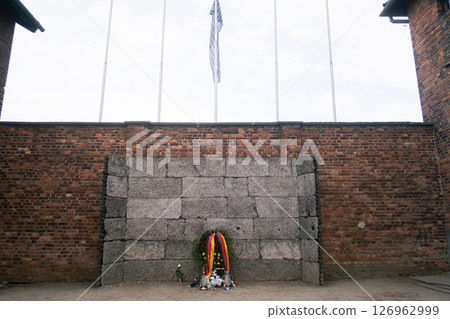 View of Auschwitz concentration camp 126962999