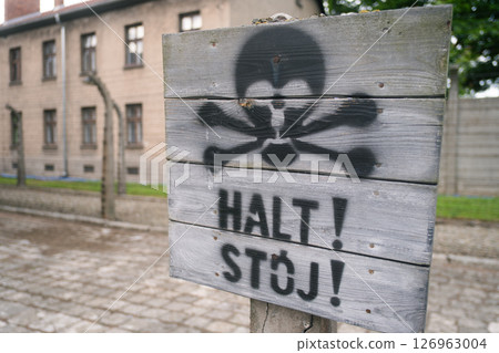 View of Auschwitz concentration camp 126963004