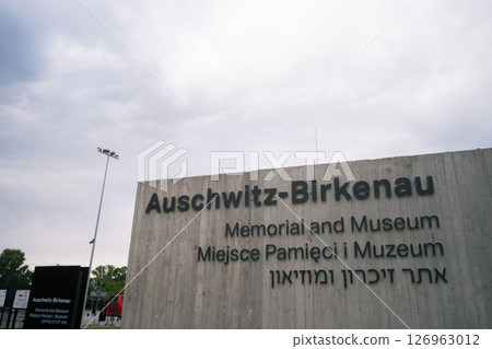 View of Auschwitz concentration camp 126963012