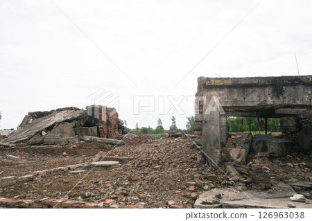 View of Auschwitz concentration camp View of Auschwitz concentration camp 126963038