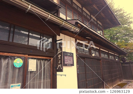 奧佐伊荻町合掌造村 世界遺產 白川鄉茅草屋頂 126963129